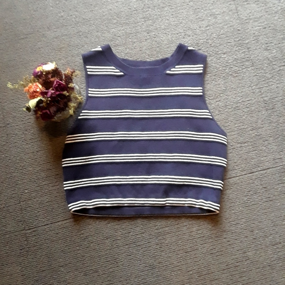 Striped Crop Top